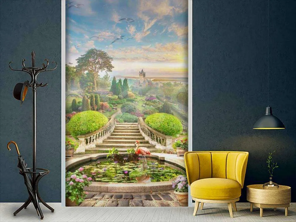 Фотообои Замок в закате  6-024