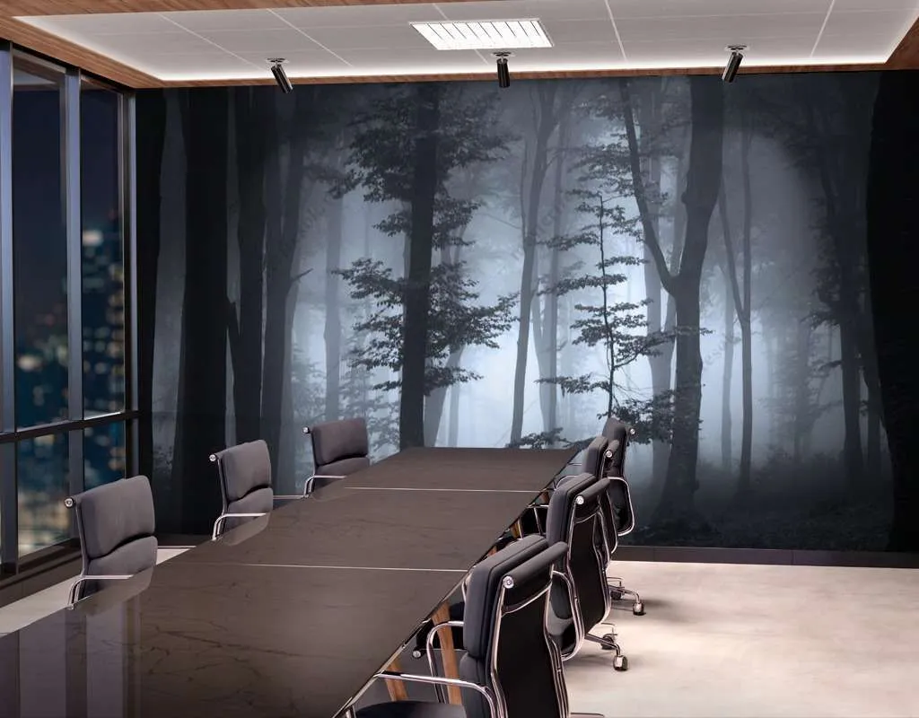 Фотообои Бесшовные обои на стену:  Темный лес. Артикул: 9-1526  