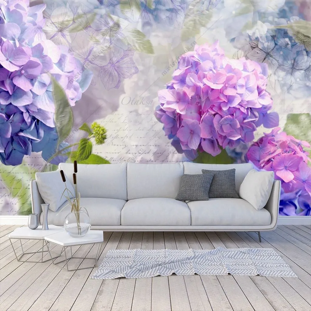 Фотообои Цветы гортензия  9-1433