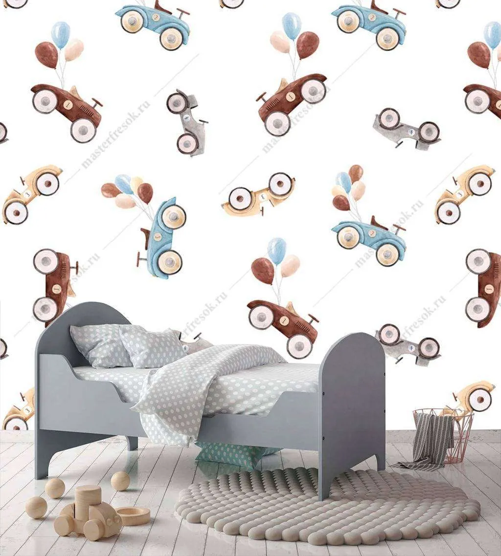 Фотообои в интерьере машинки  12-738 фото