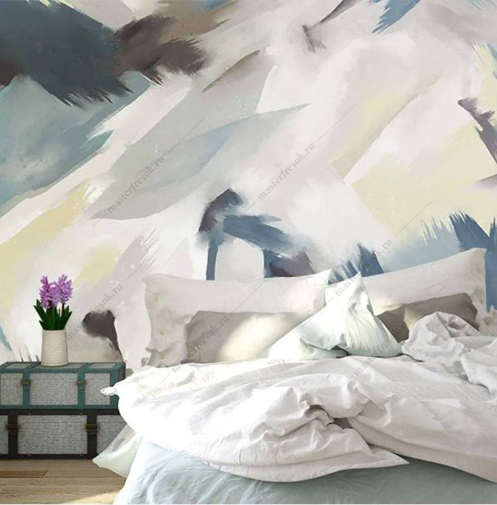 Фотообои Бесшовные обои на стену:  Абстрактная живопись. Артикул: 16-146  