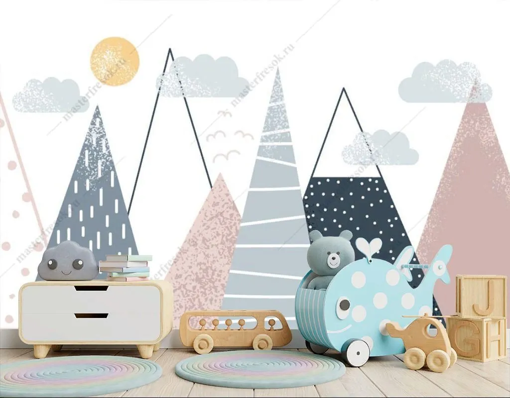 Фотообои Геометрические горы  12-1452