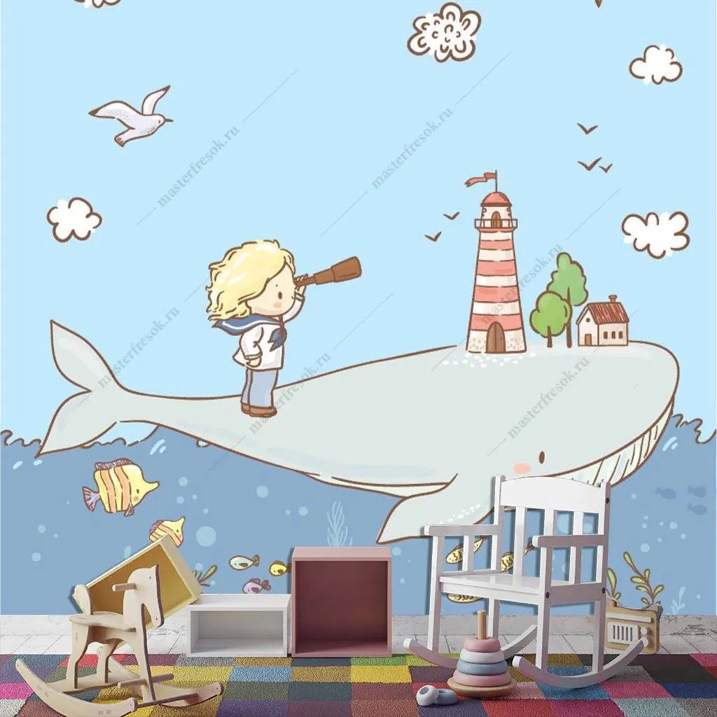 Фотообои Маленький моряк  12-1163