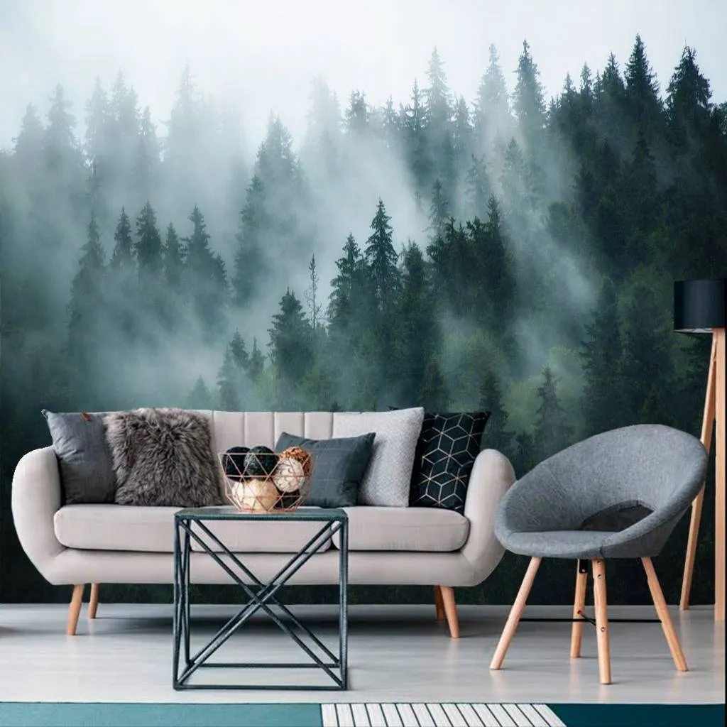 Фотообои Туман в лесу  9-968