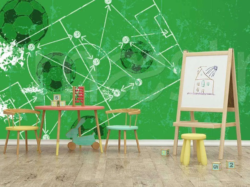 Фотообои в интерьере тактика игры  12-544 фото