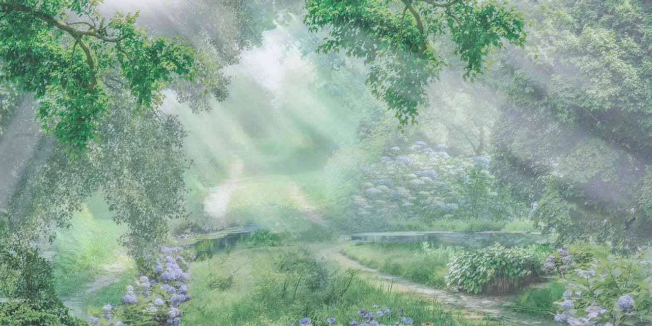 Фотообои в интерьере русская природа  7-593 фото