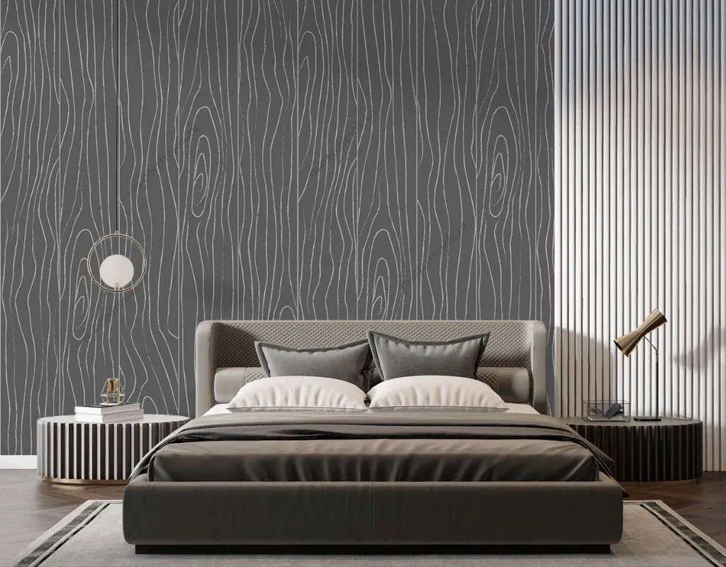 Фотообои в интерьере фон деревянный темный  9-1851 фото