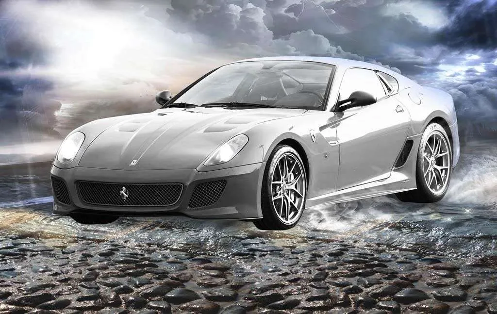 Фотообои в интерьере ferrari 599  12-1212 фото