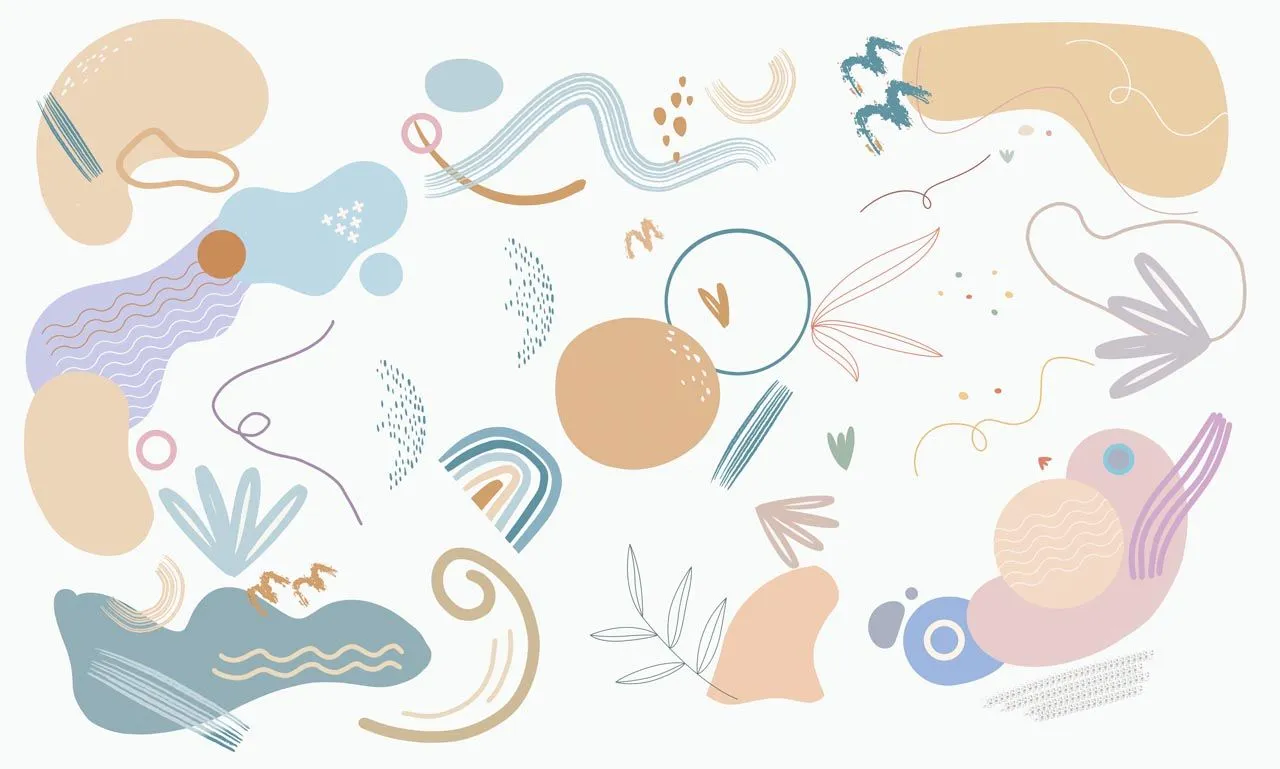 Фотообои в интерьере цветной абстрактный фон  13-548 фото