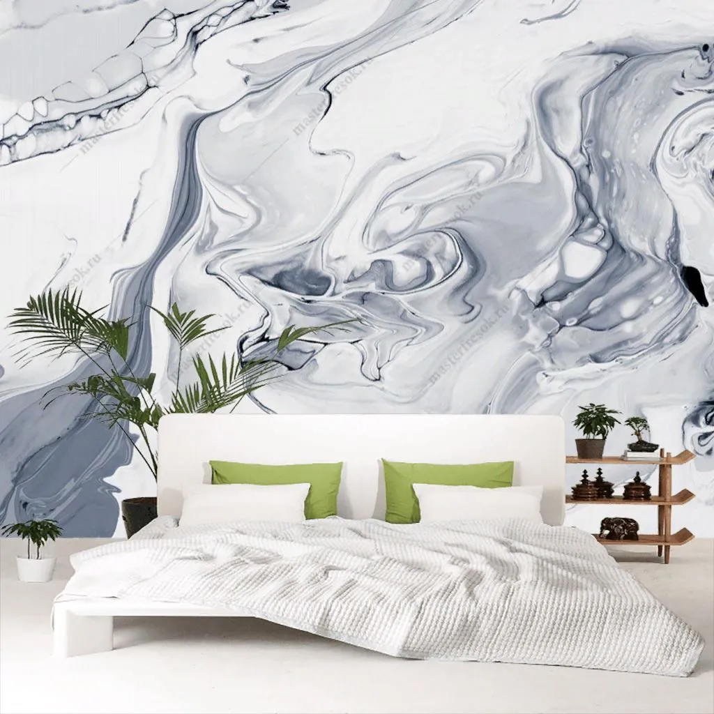 Фотообои Серый флюид  9-1657