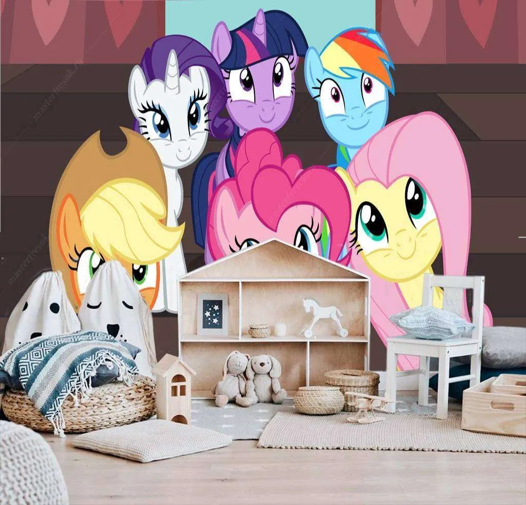 Фотообои в интерьере команда пони  12-611 фото