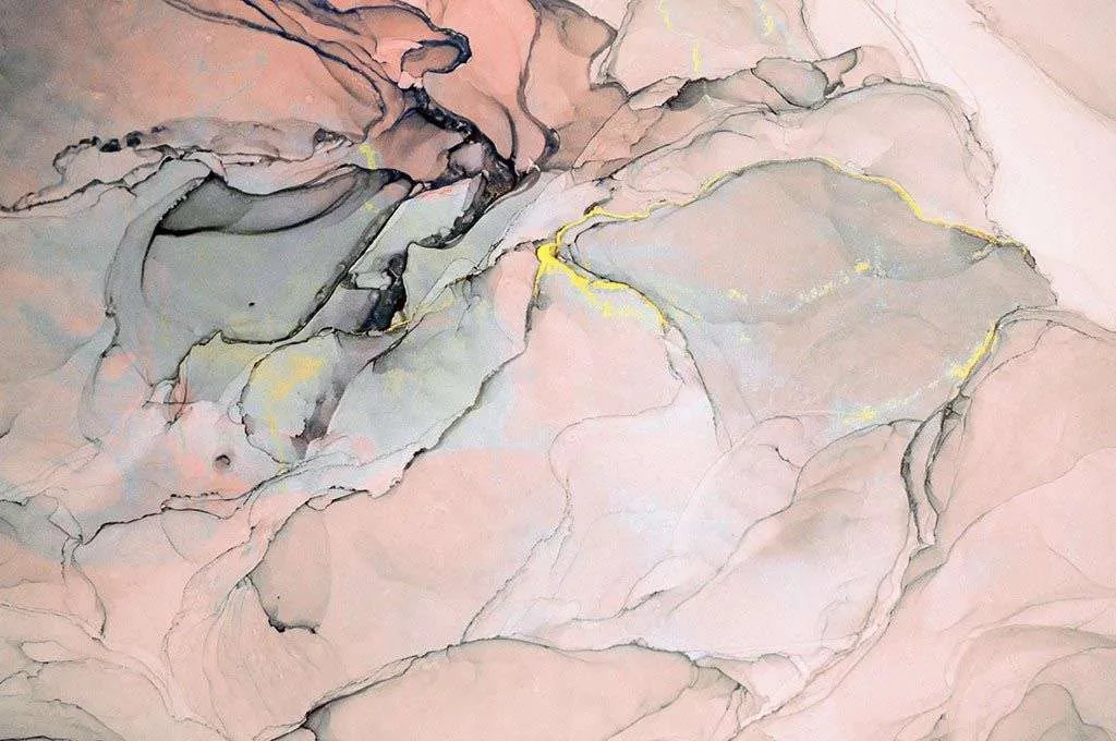 Фотообои в интерьере черные разводы  9-1444 фото