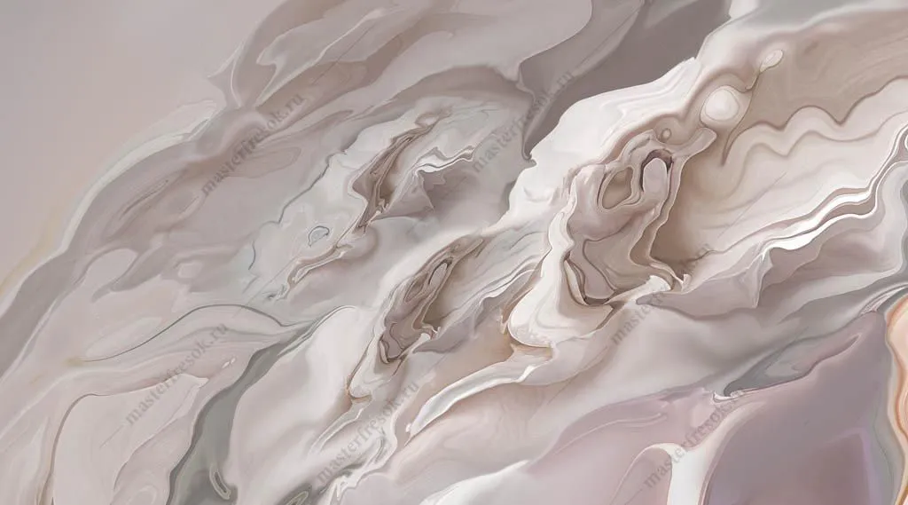 Фотообои в интерьере перламутровый фон  13-373 фото