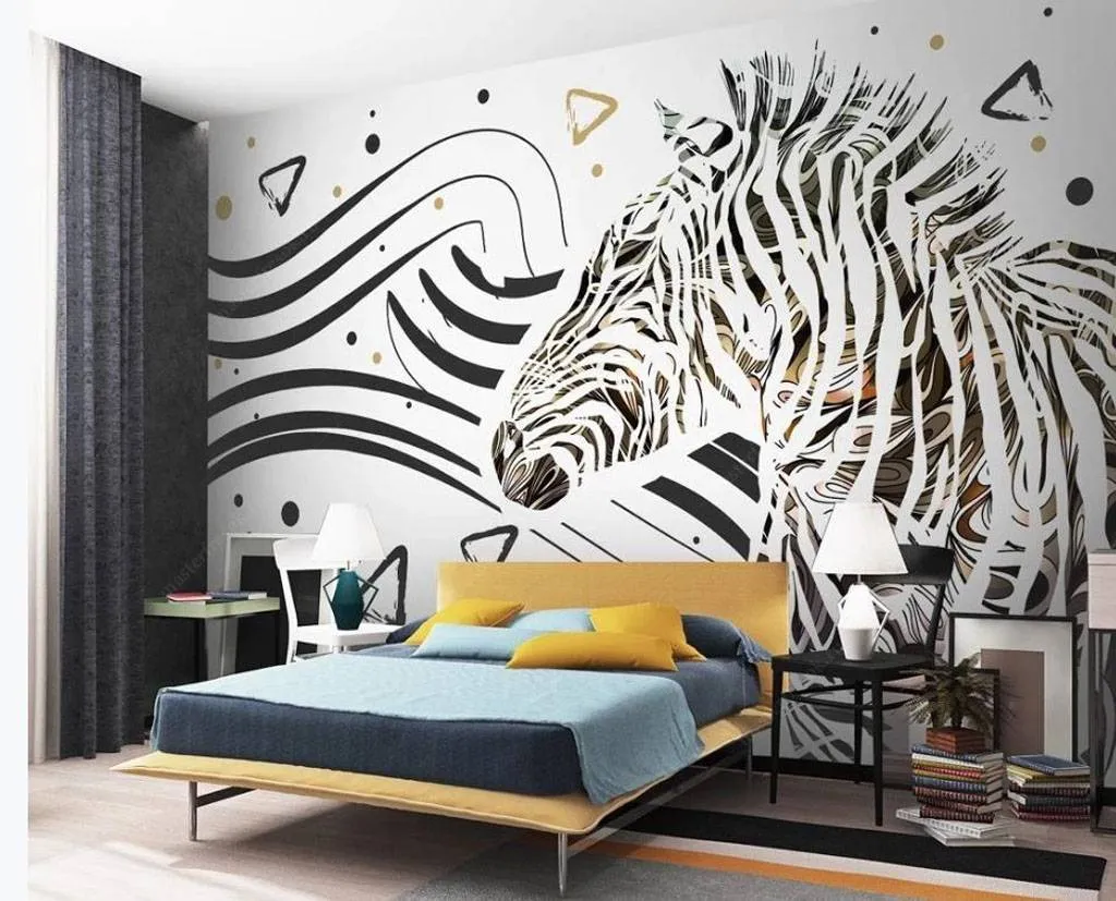 Фотообои Золотая зебра  15-713