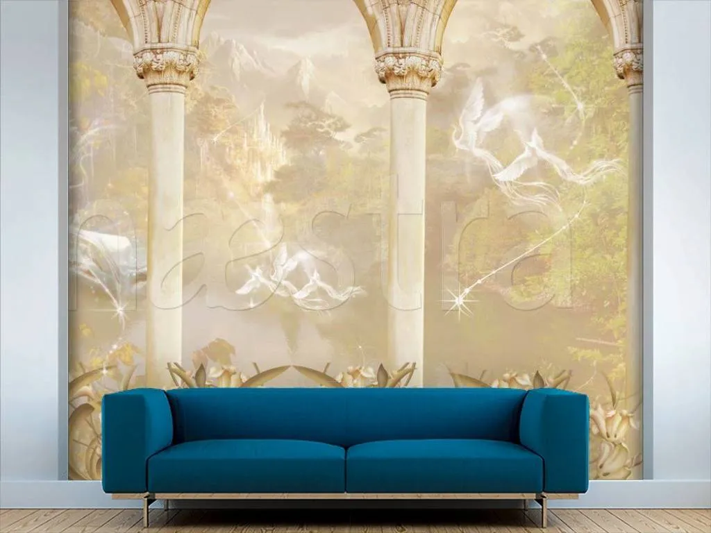 Фотообои Колонны абстрактные  2-064