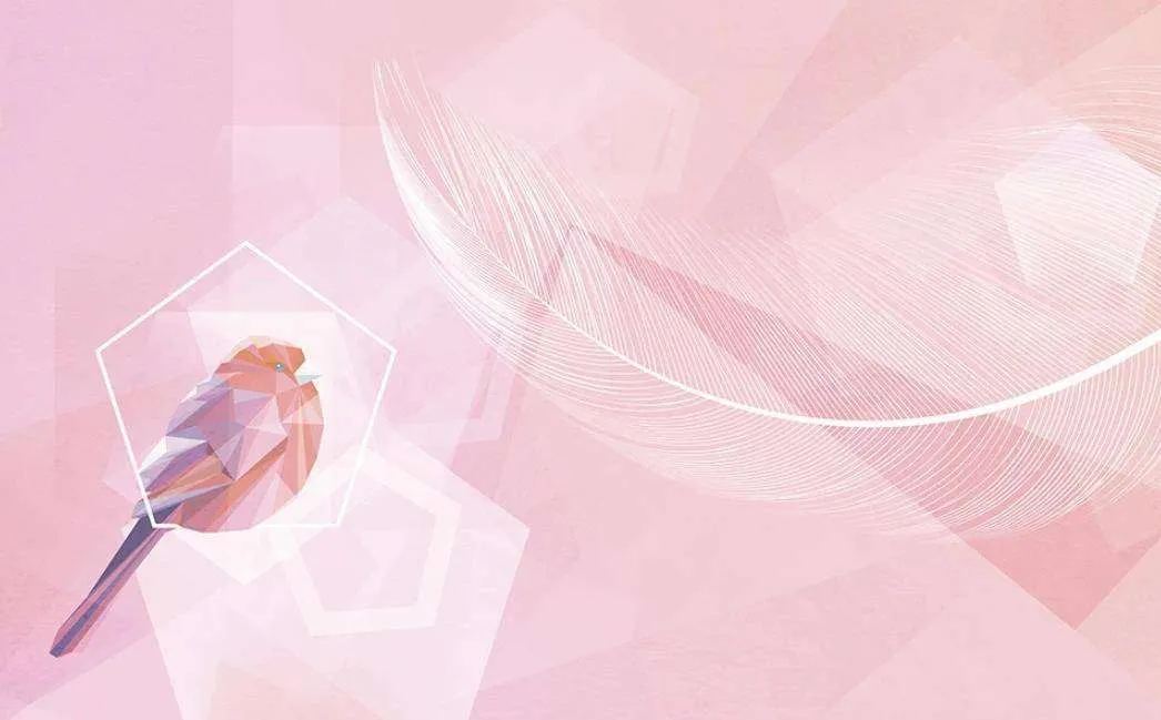 Фотообои в интерьере детские абстракция розовая  15-361 фото