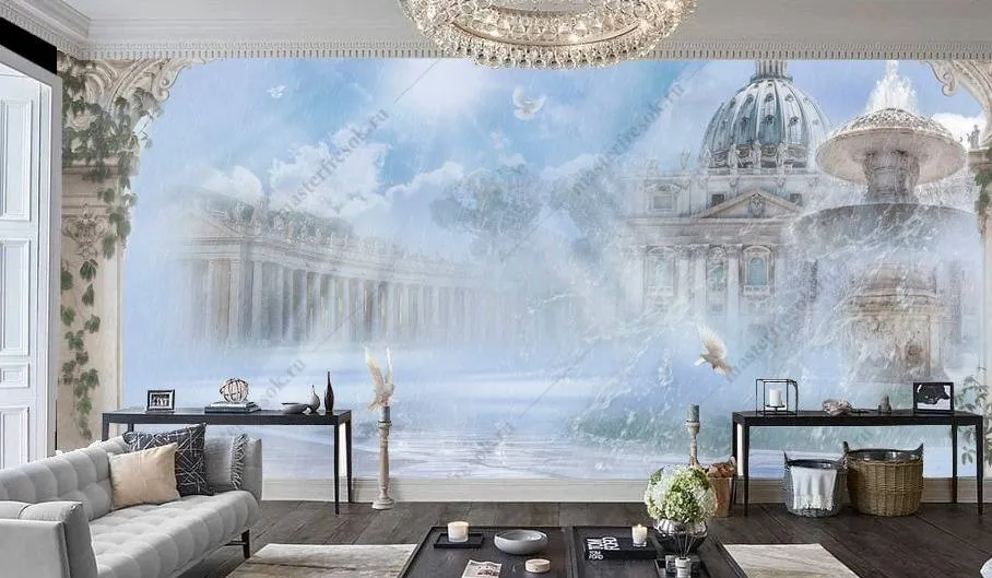 Фотообои в интерьере рим  13-146 фото