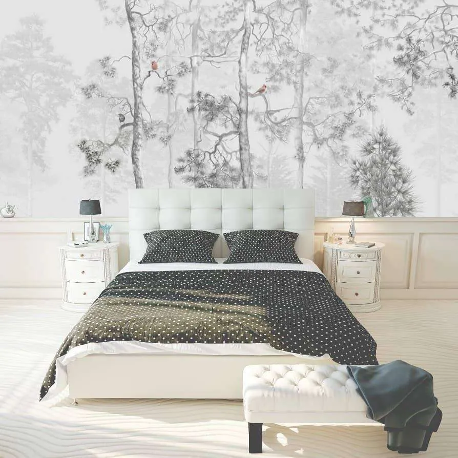 Фотообои Лес сосновый фон  7-995