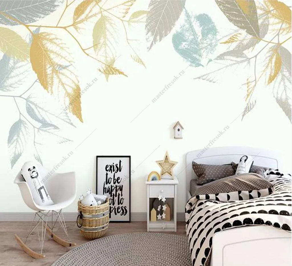 Фотообои в интерьере осенний букет  16-168 фото