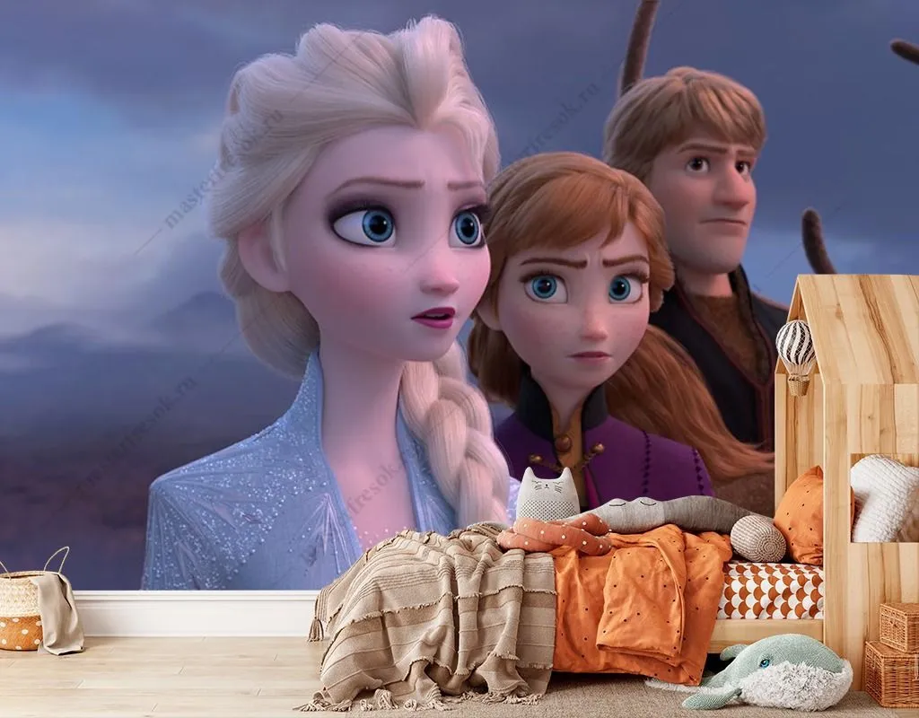 Фотообои Герои мультфильма холодное сердце  12-1364