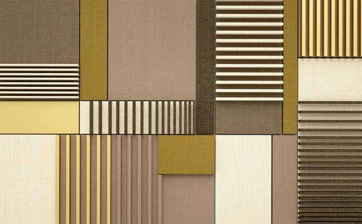 Фотообои в интерьере трехмерный квадрат  15-440 фото