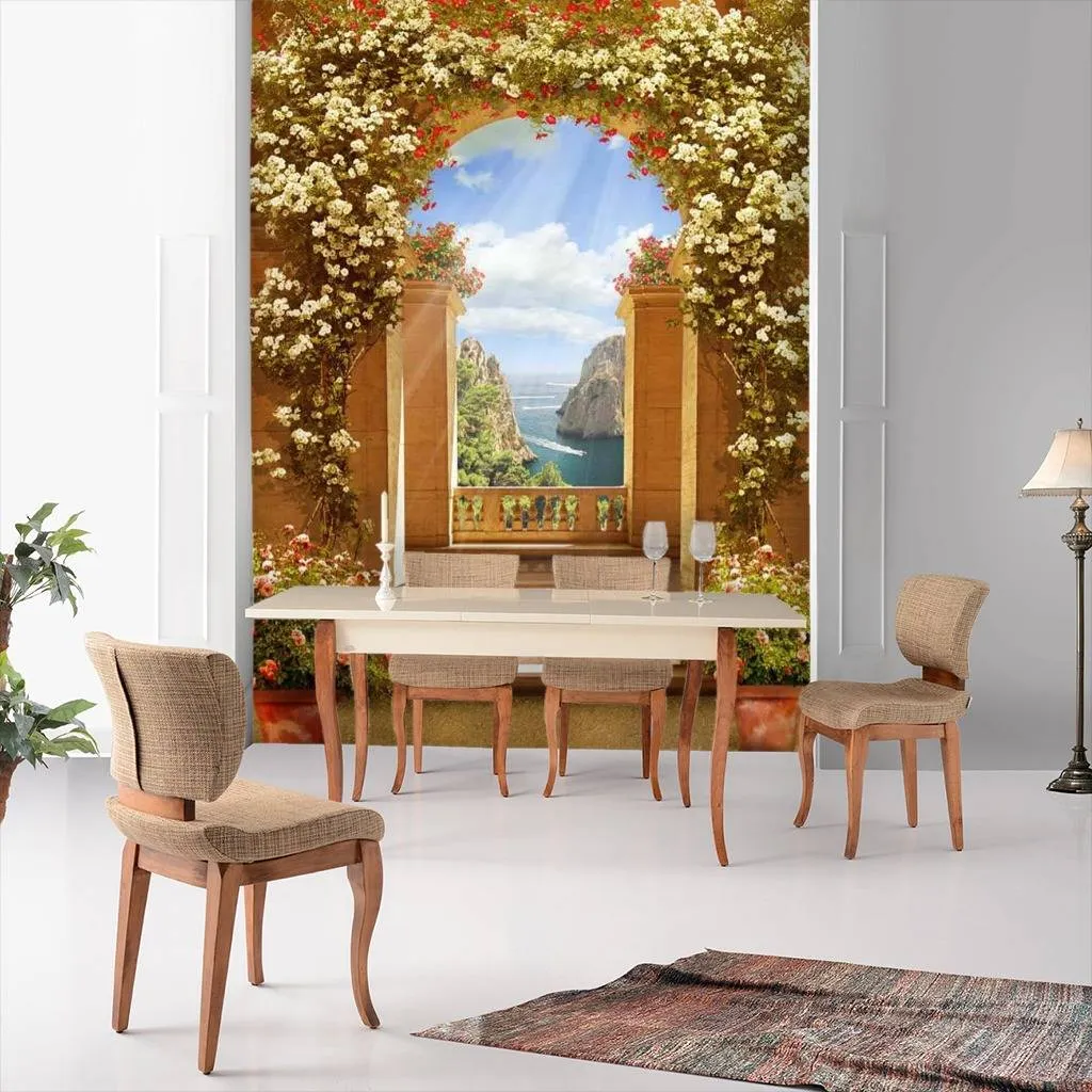 Фотообои Арка цветочная  17-0072