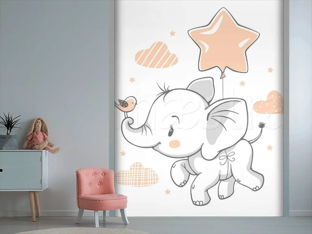 Фотообои Слоник и звездочка  12-482