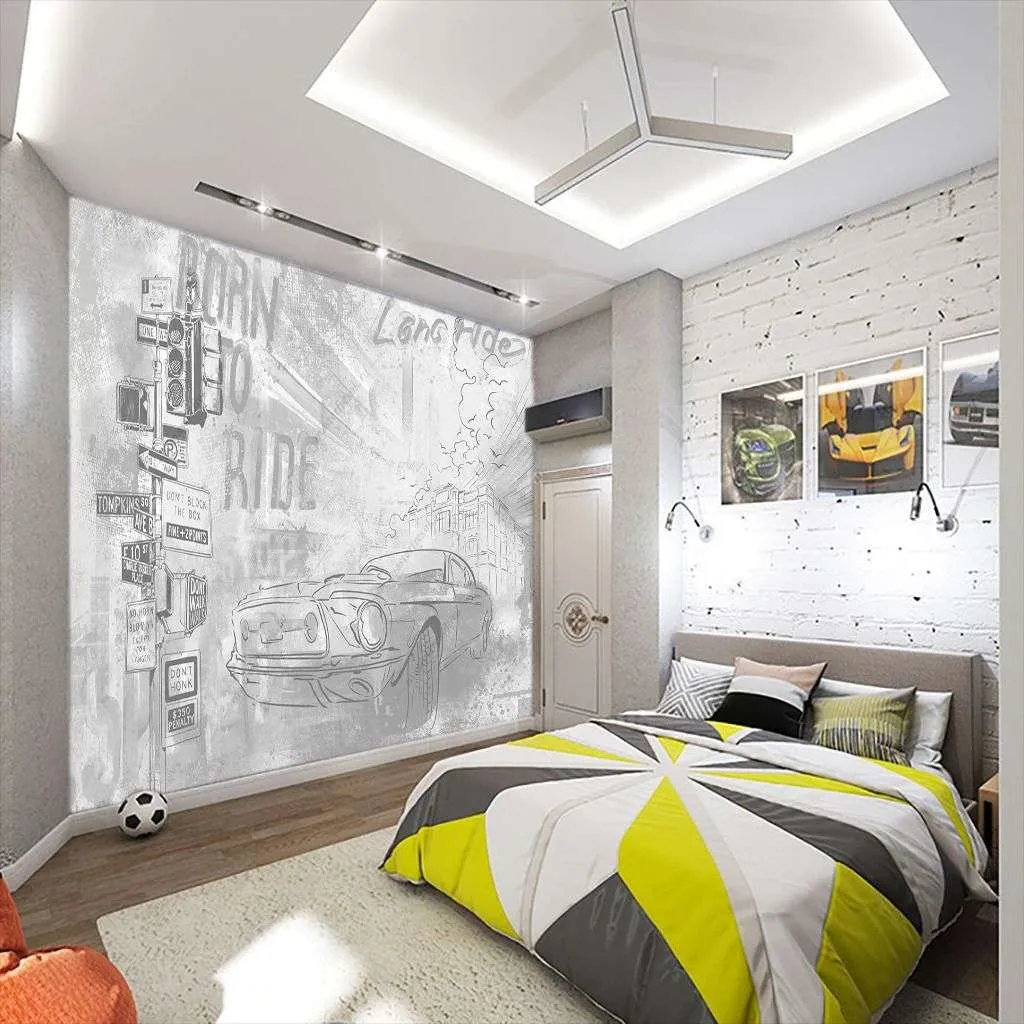 Фотообои в интерьере синий bmw  12-1405 фото