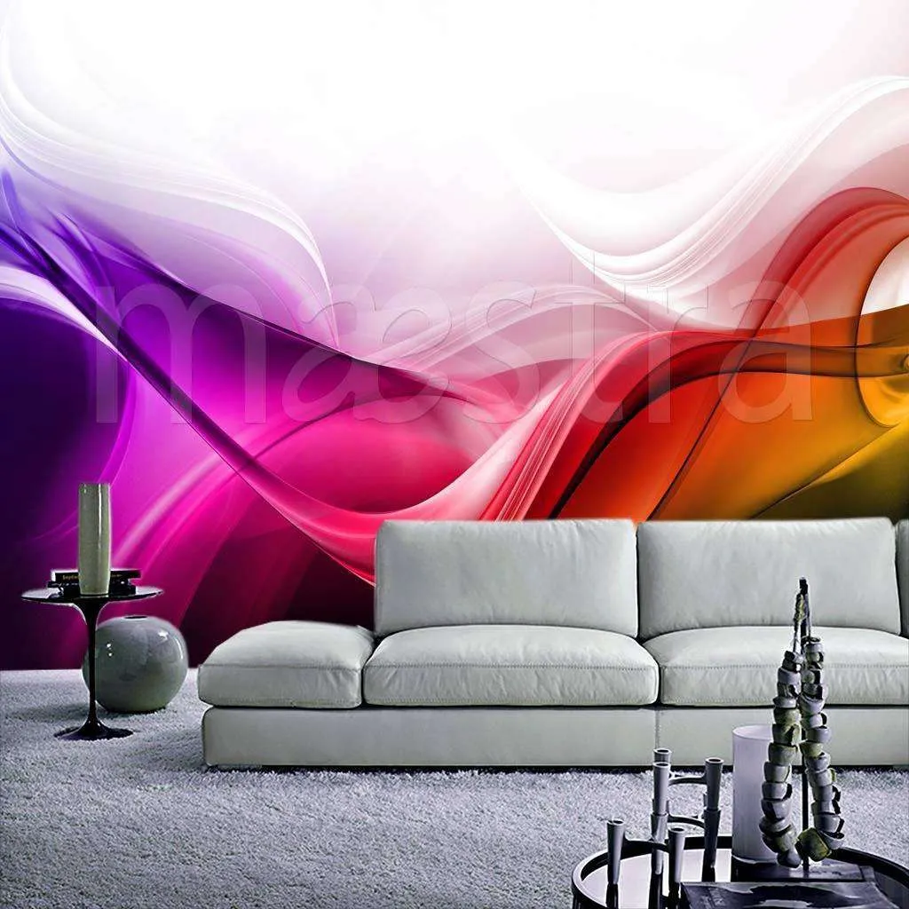 Фотообои Цветная абстракция переливы  4-299