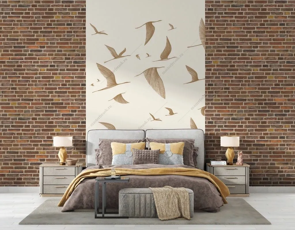 Фотообои Улетающие птицы  14-645
