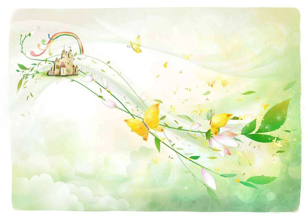 Фотообои в интерьере дом в облаках  12-305 фото