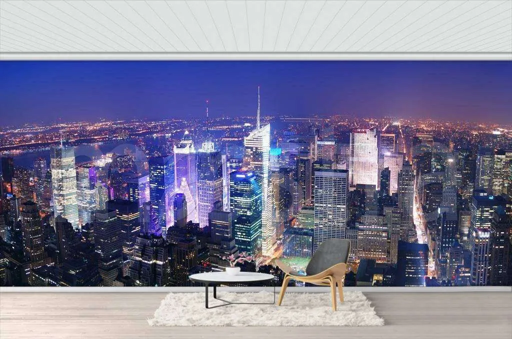 Фотообои Красочные огни Нью Йорка  9-807