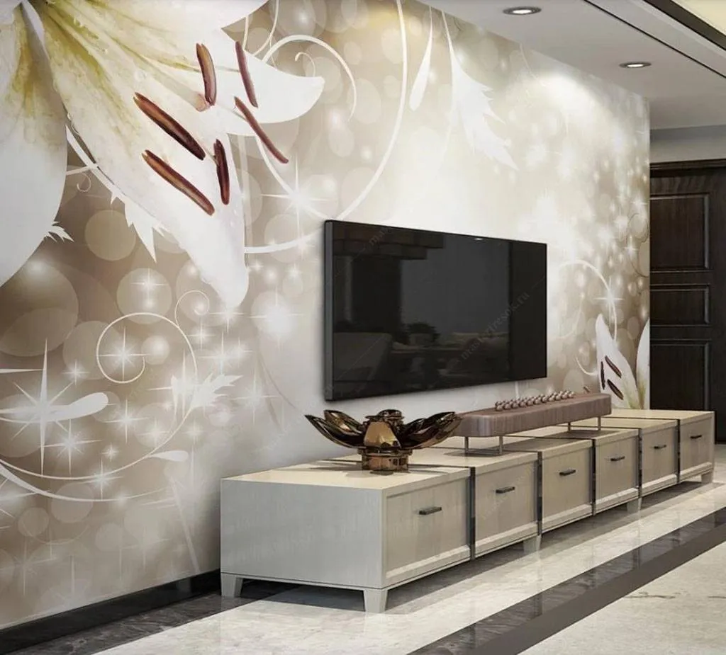 Фотообои Лилии цветы  15-738