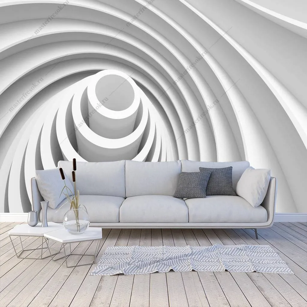 Фотообои 3д волнообразная пирамида  10-823