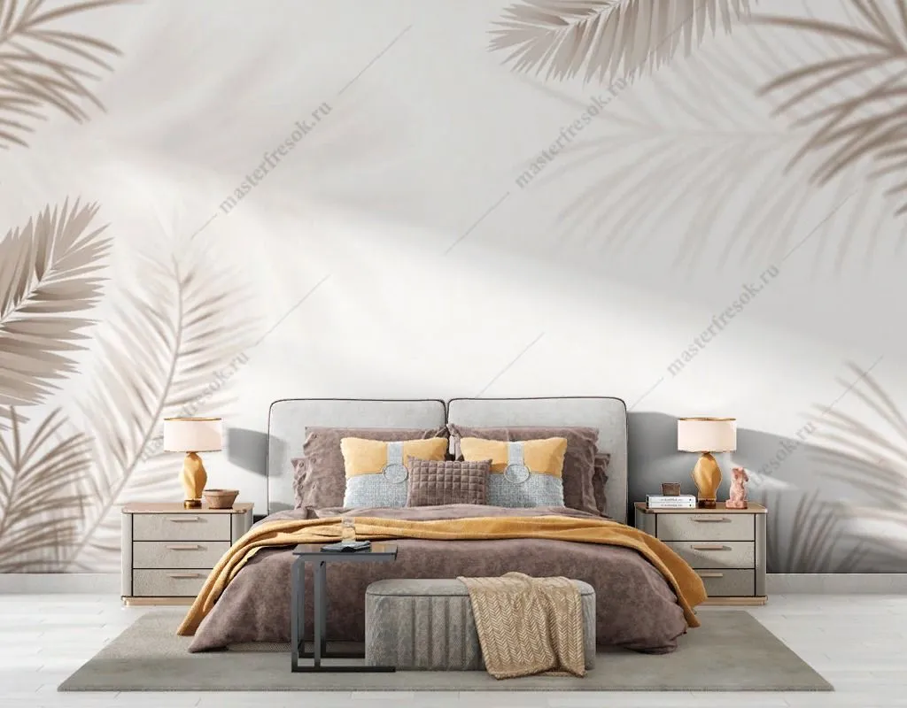 Фотообои Тень от листьев  14-495