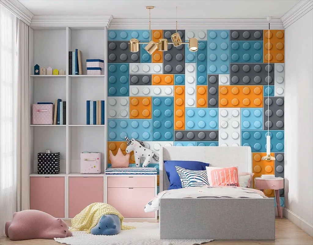 Фотообои Пазлы из лего  12-1344