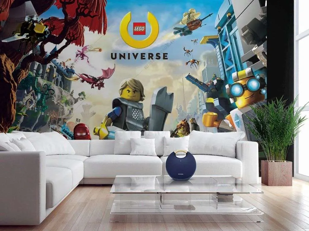 Фотообои в интерьере лего юниверс  12-1388 фото