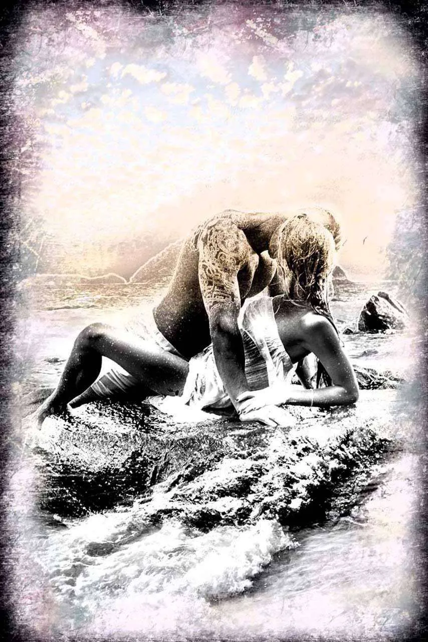 Фотообои в интерьере абстракция, эротика, черно-белая  7-342 фото