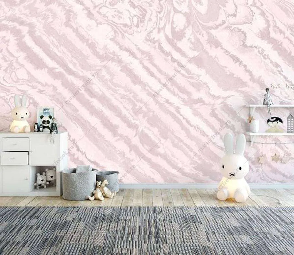 Фотообои в интерьере акварельные разводы  16-079 фото