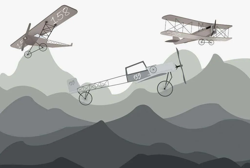 Фотообои в интерьере самолет блерио-72  12-1137 фото