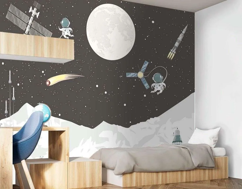 Фотообои в интерьере космическая станция  12-1647 фото