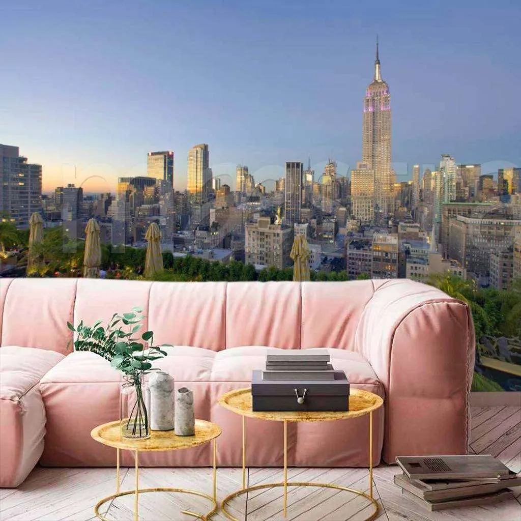 Фотообои Бесшовные обои на стену:  Мегаполис. Артикул: 4-220  