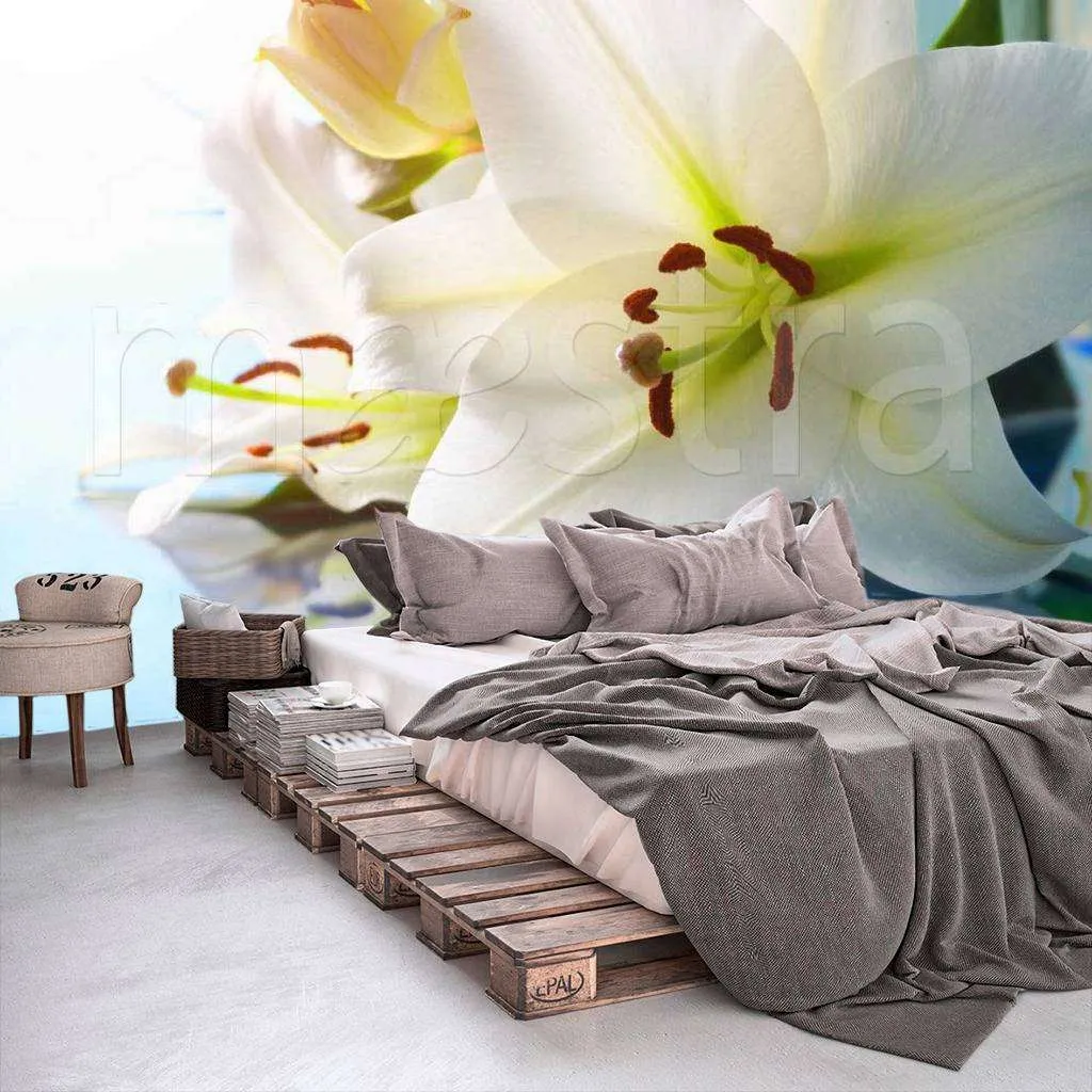 Фотообои Лилия на зеркале  10-370