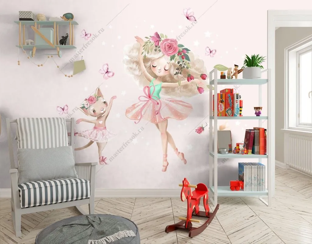 Фотообои Танец маленькой балерины  14-456