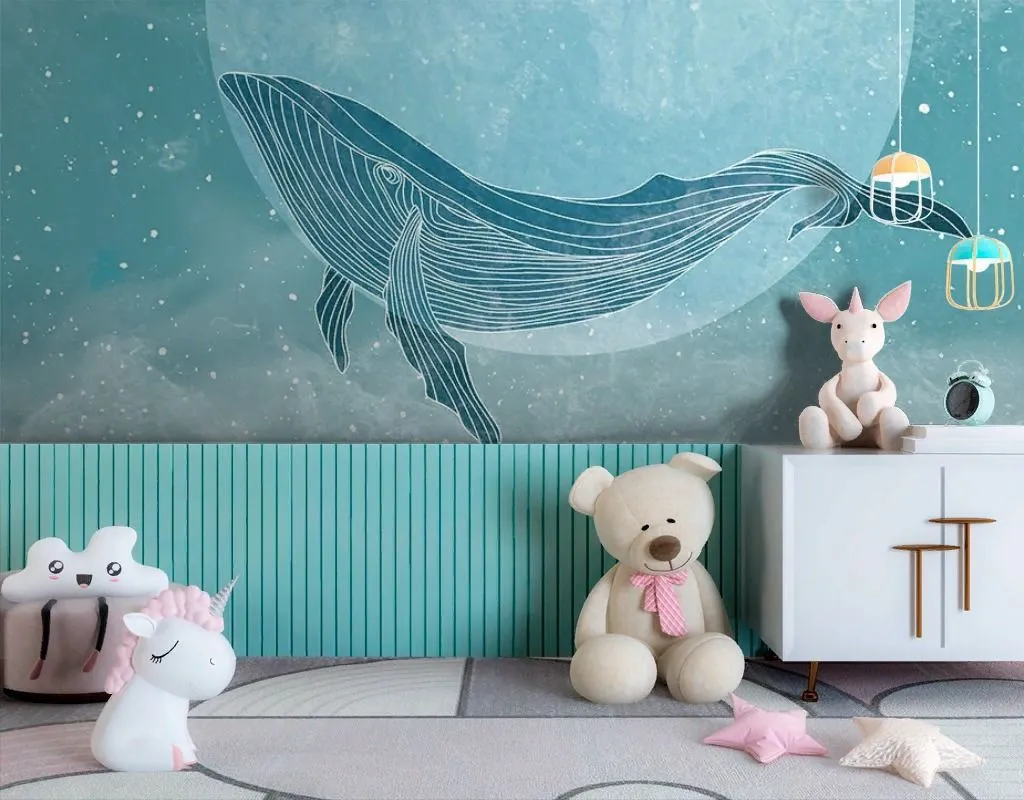 Фотообои Кит в море  12-1660