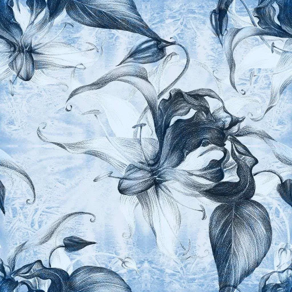 Фотообои в интерьере зимний узор  9-1173 фото