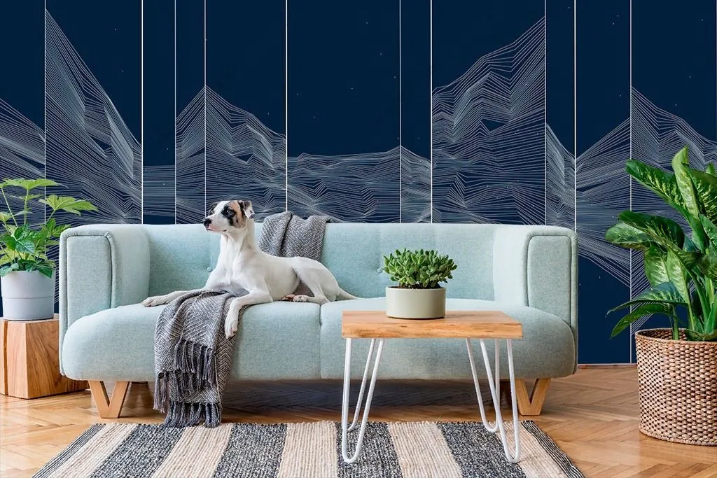 Фотообои Линии графика  9-1459