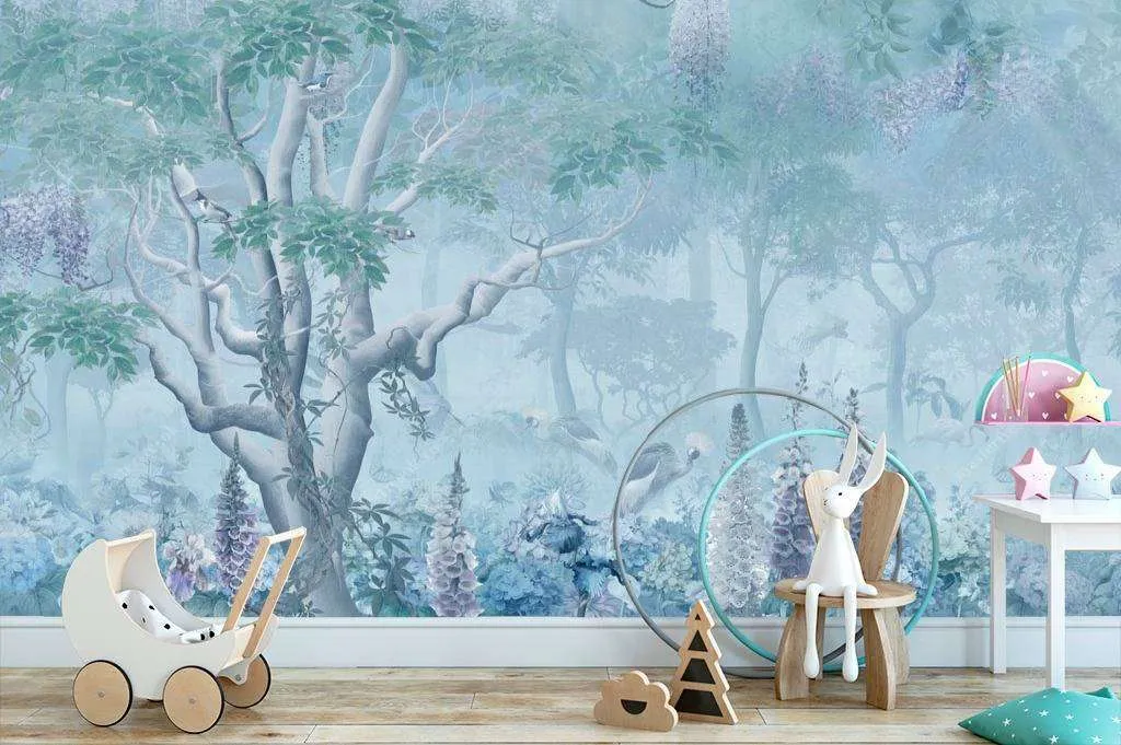 Фотообои в интерьере дивный сад  13-088 фото