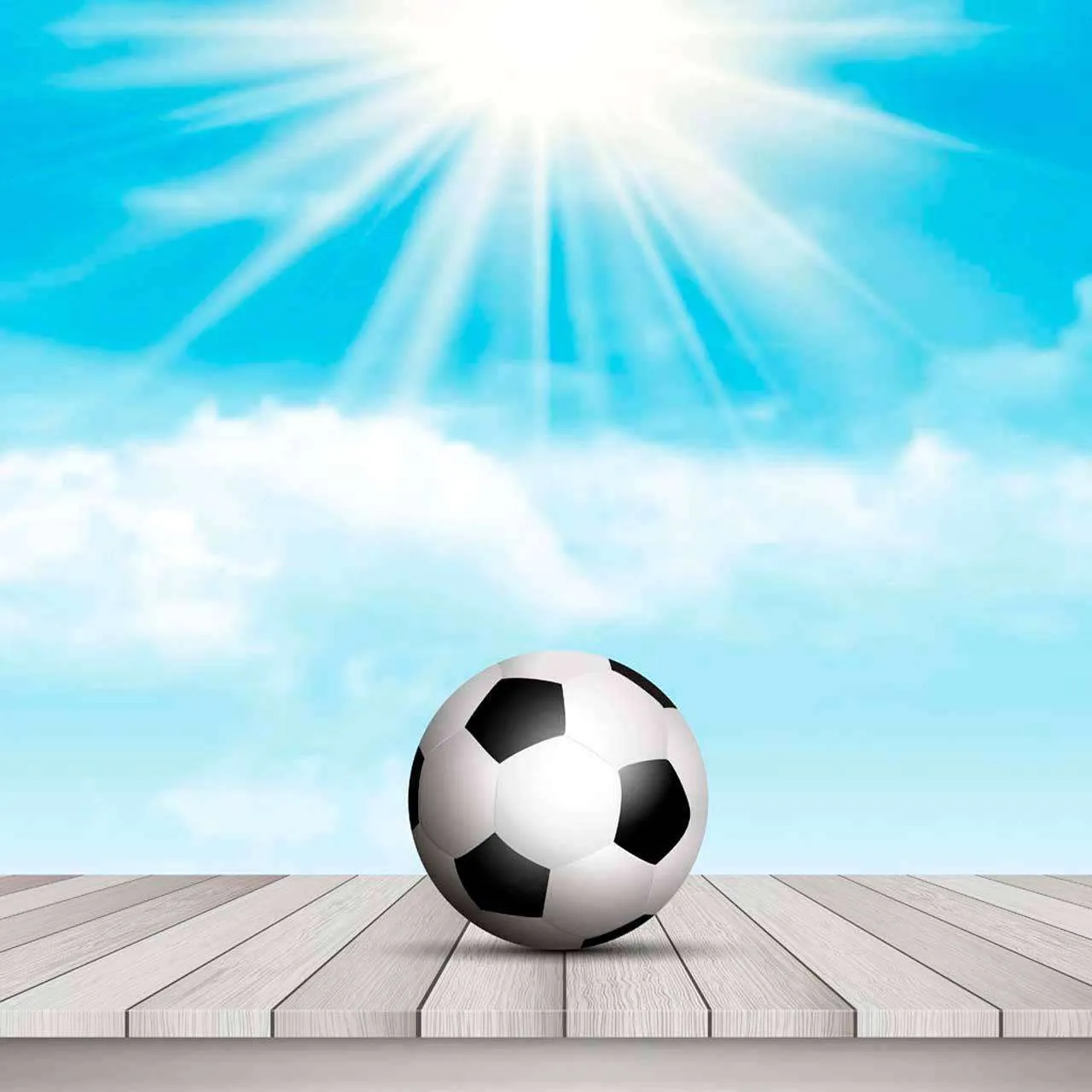 Фотообои в интерьере мяч на солнце  12-527 фото