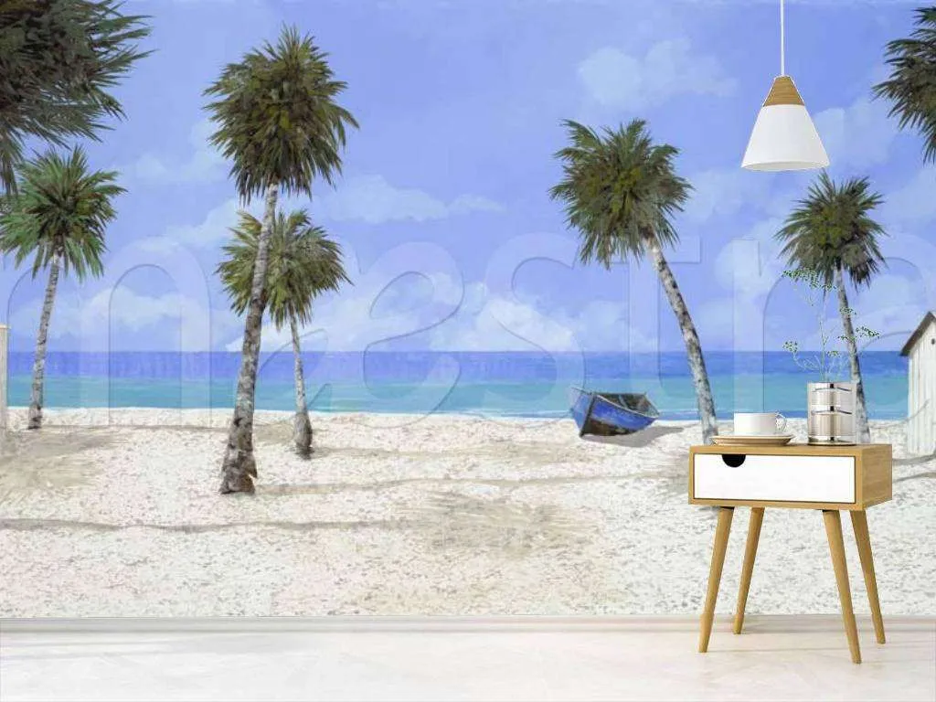 Фотообои Набережная с белым песком  8-160